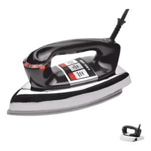 Ferro Passar Roupa A Seco Elétrico 220v Portátil Automático Preto/prata 220v