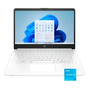 Notebook Intel Celeron Hp 14 4 GB de RAM 64 GB SSD branco 14-dq3000dx