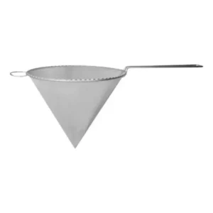 Coador C/ Cabo P Óleo E Caldo De Cana De Inox 20x20cm Cônico