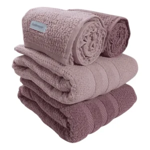 Jogo Toalha Banho Buddemeyer Vanilla Extra Soft Algodão 4pçs Cor Velvet 3231 Rosa 1732