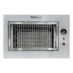 Churrasqueira Embutir Com Grelha Inox Sem Fumaça Elétrica Inox 127v