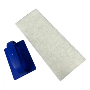 Suporte Lt Manual Bralimpia Já Vem Com 1 Fibra Branca 26cm Azul