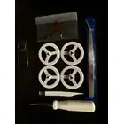 Máquina de costura overlock Elgin portátil - branco - Imagem 3