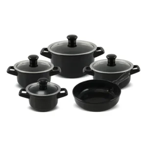 Conjunto De Panelas Ceraflame Duo Smart 5 Peças Preto Ceraflame J604141