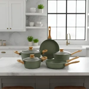 Conjunto De Panelas De Indução Style Cook Esmeralda 5 Peças