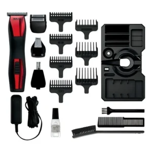 Aparador De Pelos Wahl Groomsman T-pro Vermelho Cor Bordô
