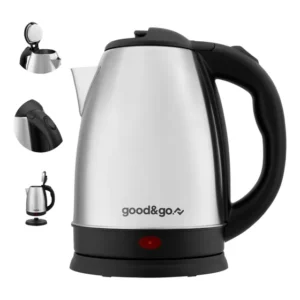 Chaleira Elétrica 127v Em Inox De 1,8 Litros 1200w Goodgo Inox 220