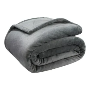 Cobertor Velour 300g King 240x260 Microfibra Camesa Cinza