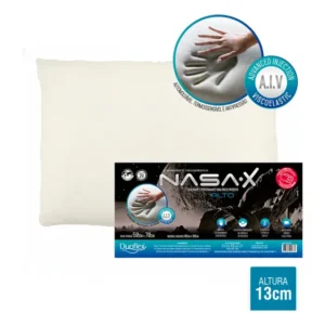 Travesseiro Duoflex Nasa Alto Viscoelástico Confort Cor Bege 50 x 70cm