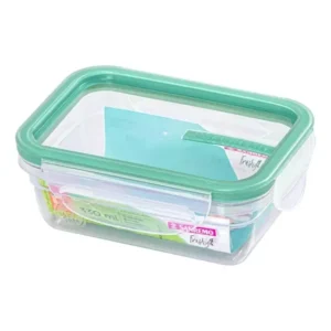 Pote Hermético com Travas Sanremo SR1763/33 para Micro-onda Freezer 330ml Cor Verde intenso