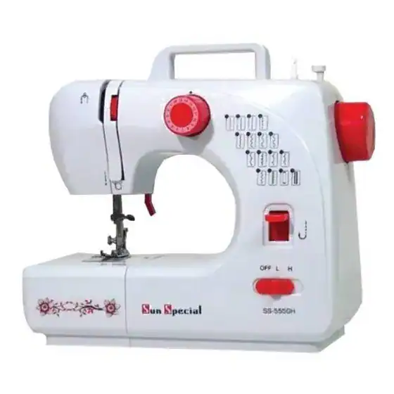 Máquina de costura Sun Special portátil - vermelho