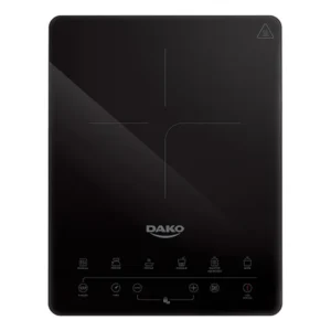 Cooktop De Indução 1 Boca Dako Com Mesa Vitrocerâmica E Indicador De Calor Preto