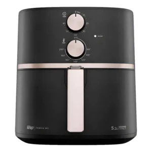 Fritadeira Elétrica Wap Air Fryer Wap Grand Family 5,2l Preto, Cinza E Champagne 127v