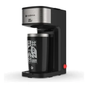 Cafeteira Elétrica Cadence Vambora 600w Com Copo Térmico Preto