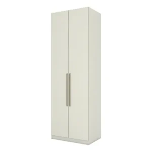Guarda Roupa Henn Selleto 2 Portas 3 Gavetas Sem Espelho Cor Areia
