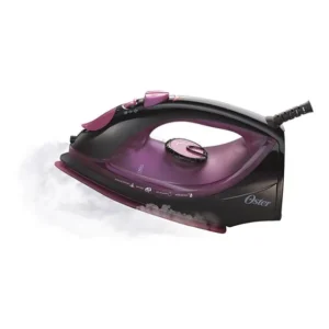Ferro De Passar A Vapor Cerâmica Oster Preto E Roxo Cor Preto/Roxo