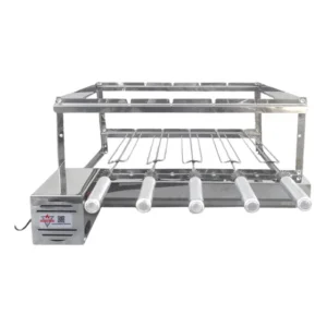 Grill Giratória Inox Brasa Grill Gira 5 Espetos 127/220V 70cm