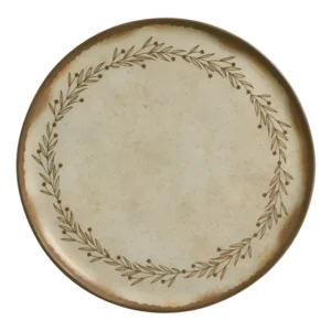 Jogo De 6 Pratos Rasos Bio Stoneware Nativa 27,5cm Porto Brasil
