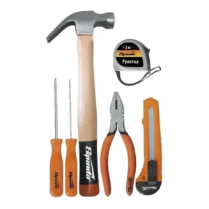 Kit Ferramentas Chave Philips Fenda Martelo Alicate Trena