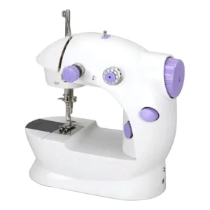 Mini Máquina de Costura Lanmax LMD-202 Portátil Reta Branca