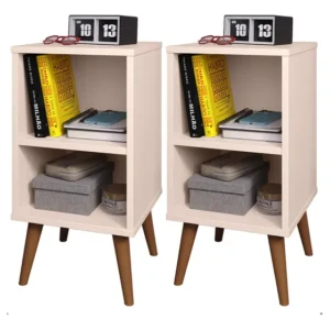 Kit mozao charme mesa cabeceira retrô bide cama quarto kit 2 unidades