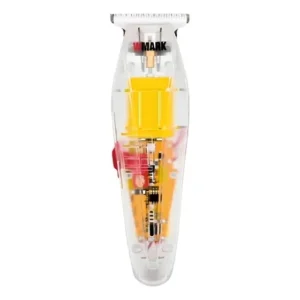 Aparador de cabelo Wmark NG-202 Transparente sem fio com 4 pentes