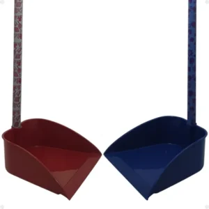 Pá Coletora Tradicional Plástica Cabo Longo Madeira 82cm WK Vassouras