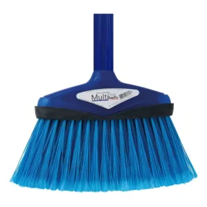 Vassoura Multiuso Com Cabo Longo 1,40 Cm Superpro Cor: Azul