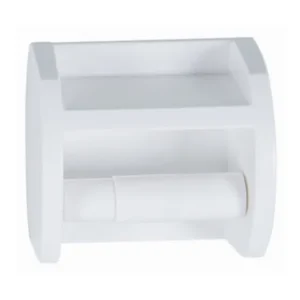 Papeleira Porta Papel Higiênico Sobrepor C/ Rolete Astra Branco