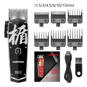 Cortador de cabelo Madeshow Profesional M10 preto
