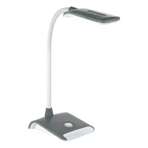 Luminária De Mesa Led Taschibra Tlm Flex Cinza Bivolt 6500k