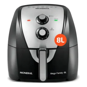FritFritadeira Sem Óleo Air Fryer 8L Mondial 1900W AFN-80-BI
