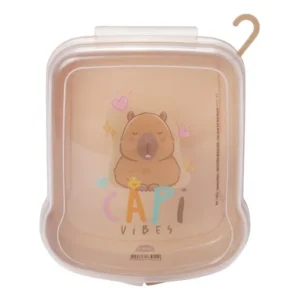 Sanduicheira Lancheira Infantil Personagens - Plasutil Cor Capi Vibes