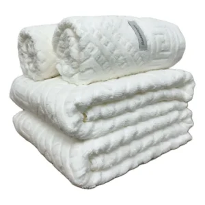 Jogo Toalha Banhão Buddemeyer Olimpo Extra Soft Gigante 4pçs Cor Branco 1011