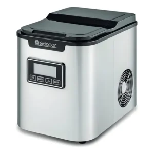 Máquina De Gelo Portátil Gelopar 12kg Dia Gmgd-15 Ai 220v. 220v Preto/inox