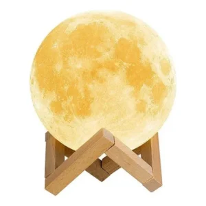 Umidificador Difusor De Aromas Lua 3d Luminária Purificador