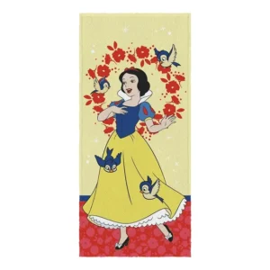 Toalha Felpuda Banho Estampada Personagens Algodão Lepper Cor Branca De Neve