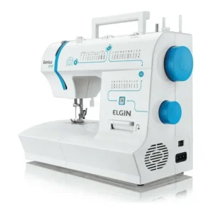 Máquina De Costura Genius Plus Jx-4035 Elgin Cor Branco Branco 127v