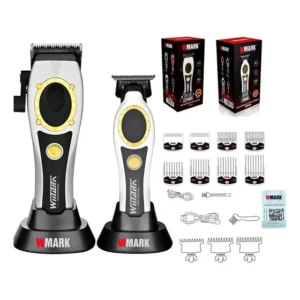 Kit Máquina Cortar Cabelo Wmark NG7030 Profissional e NG7230 Acabamento