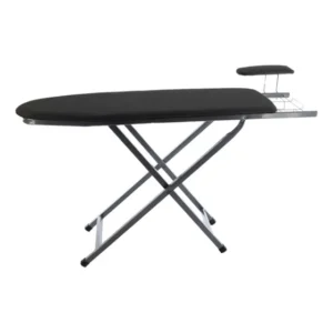 Mesa De Passar Premium Com Passa Manga Prata Metalizado Lisa Prata