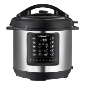 Panela De Pressão Multifunções Digital Inox 6 L 1000w Frequência 60hz