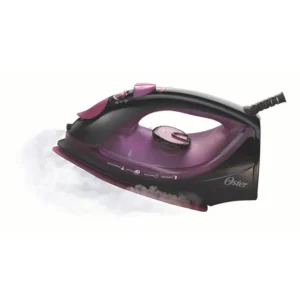 Ferro De Passar Roupa Elétrico A Vapor 5956 Preto E Roxo Oster