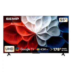 Smart Tv Semp 55 4k Led Hva Android Preto 55s62