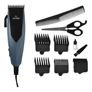 Maquina De Cortar Cabelo Gama Gm 127v Azul E Preto 110v