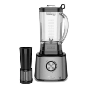Liquidificador Philco Plq2100pi 12 + Turbo 3l 1200w Cor Prateado