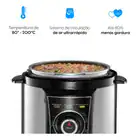 Panela De Pressão Elétrica Elgin Ppr 4l 840w Inox 220v Prateado/preto 220v - Imagem 2