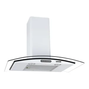 Coifa De Parede 75cm Fogatti Vidro Curvo Slim White Cor Branco