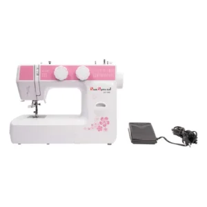 Máquina de Costura Mecânica Sun Special SS-988 24 Pontos Rosa