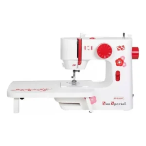 Máquina de Costura Sun Special 12 Pontos Mesa Extensora Rosa