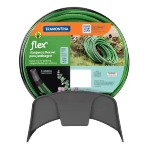 Mangueira Para Jardim 25 M Tramontina Com Suporte Fixo